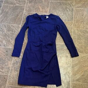 Calvin Klein Royal Blue Long Sleeve Dress